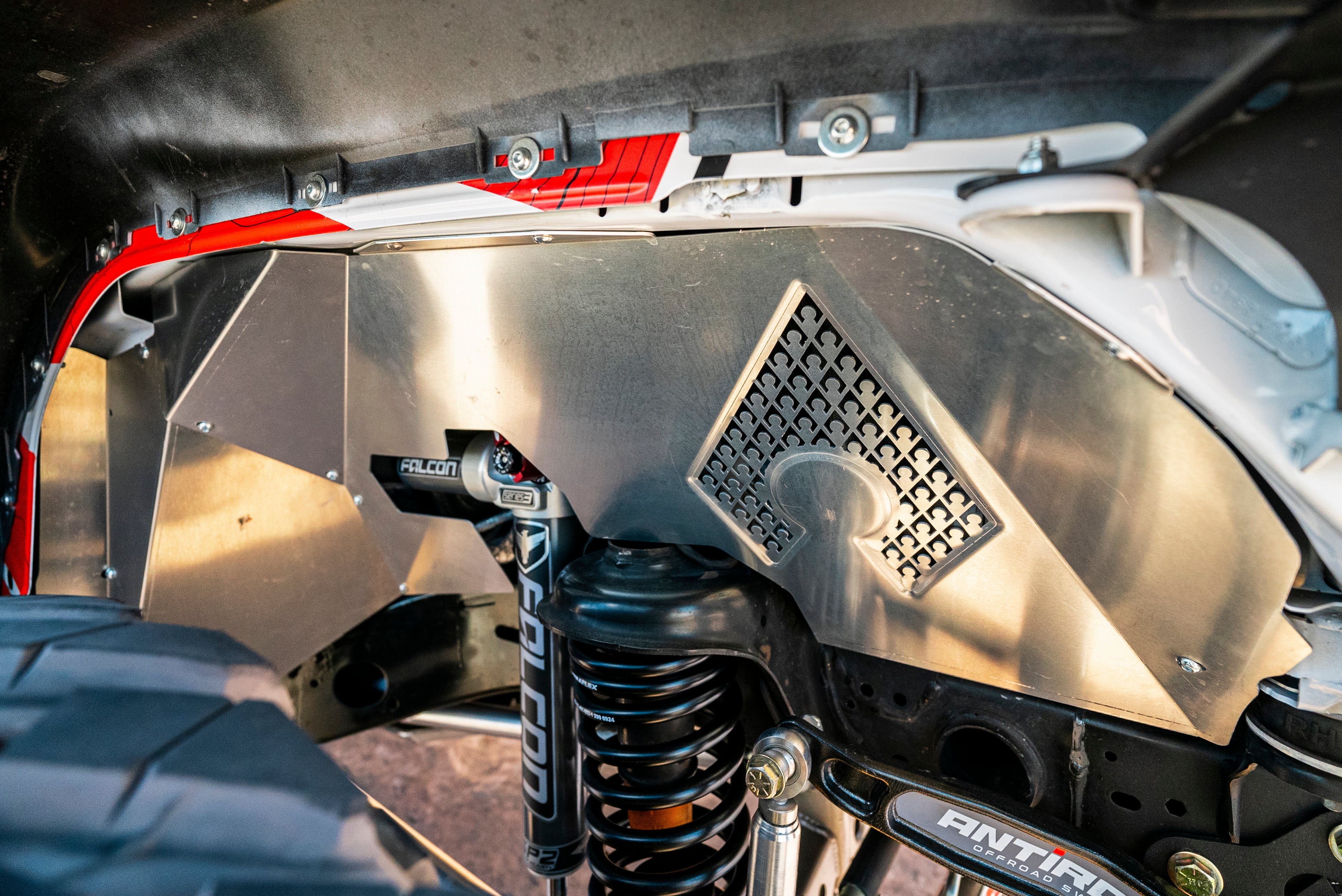 Artec JL/JT Front Inner Fenders for Falcon Shocks (Vented Aluminum, 2018+ Jeep Wrangler JL & Gladiator JT)