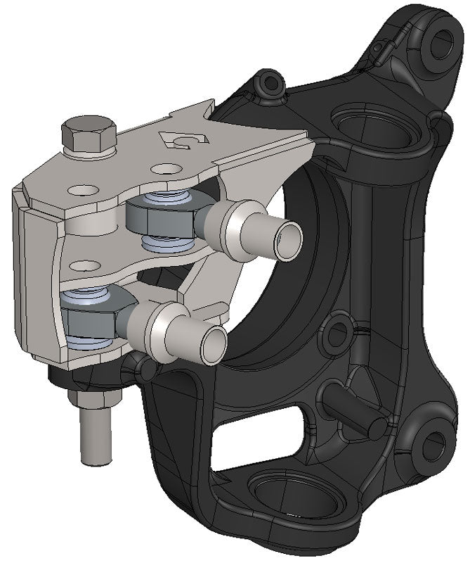 steering arm with heims