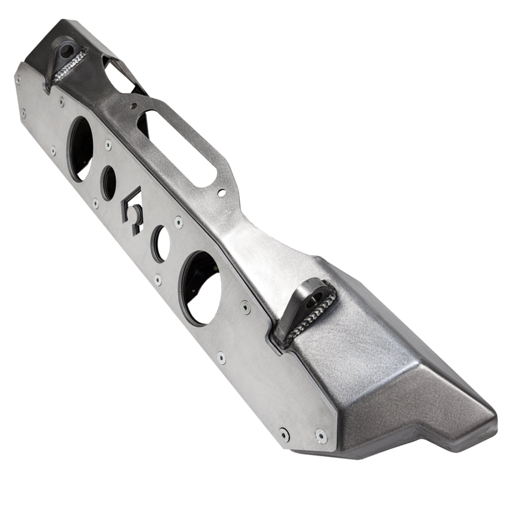 Nighthawk Front Bumper with Aluminum Skid for JK, JL, & JT