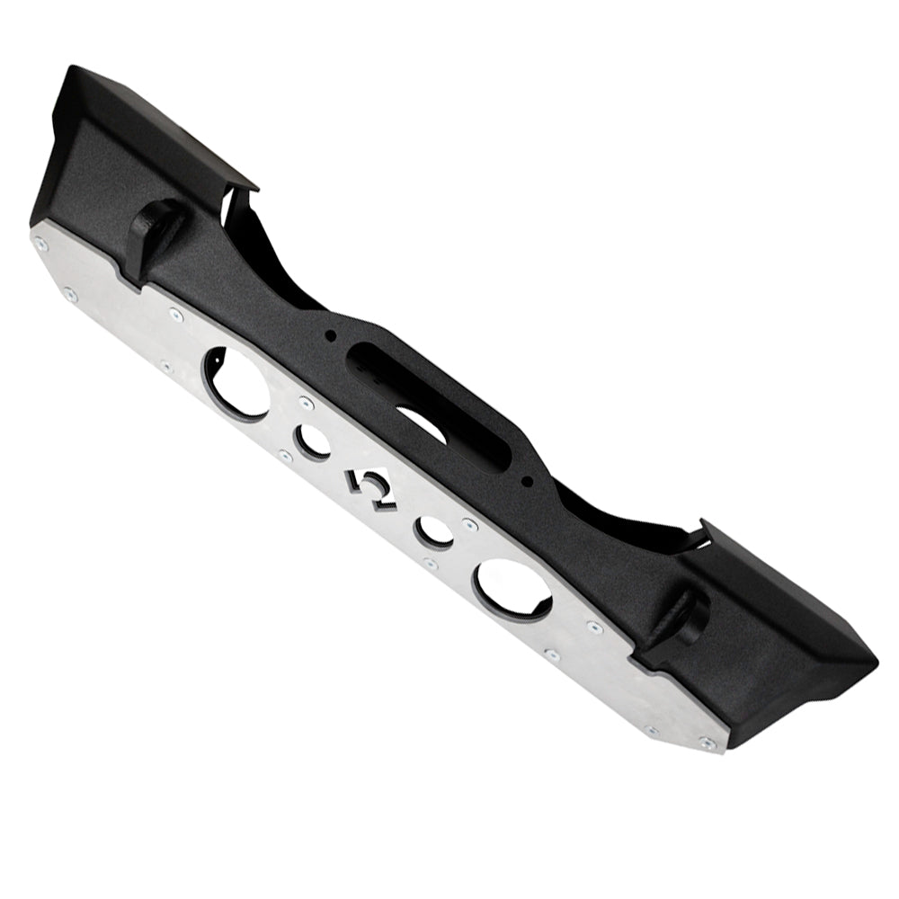 Nighthawk Front Bumper with Aluminum Skid for JK, JL, & JT