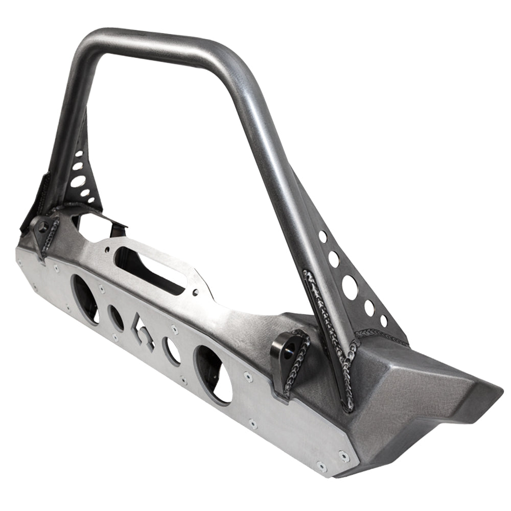 Nighthawk Stinger Front Bumper with Aluminum Skid for JK, JL, & JT