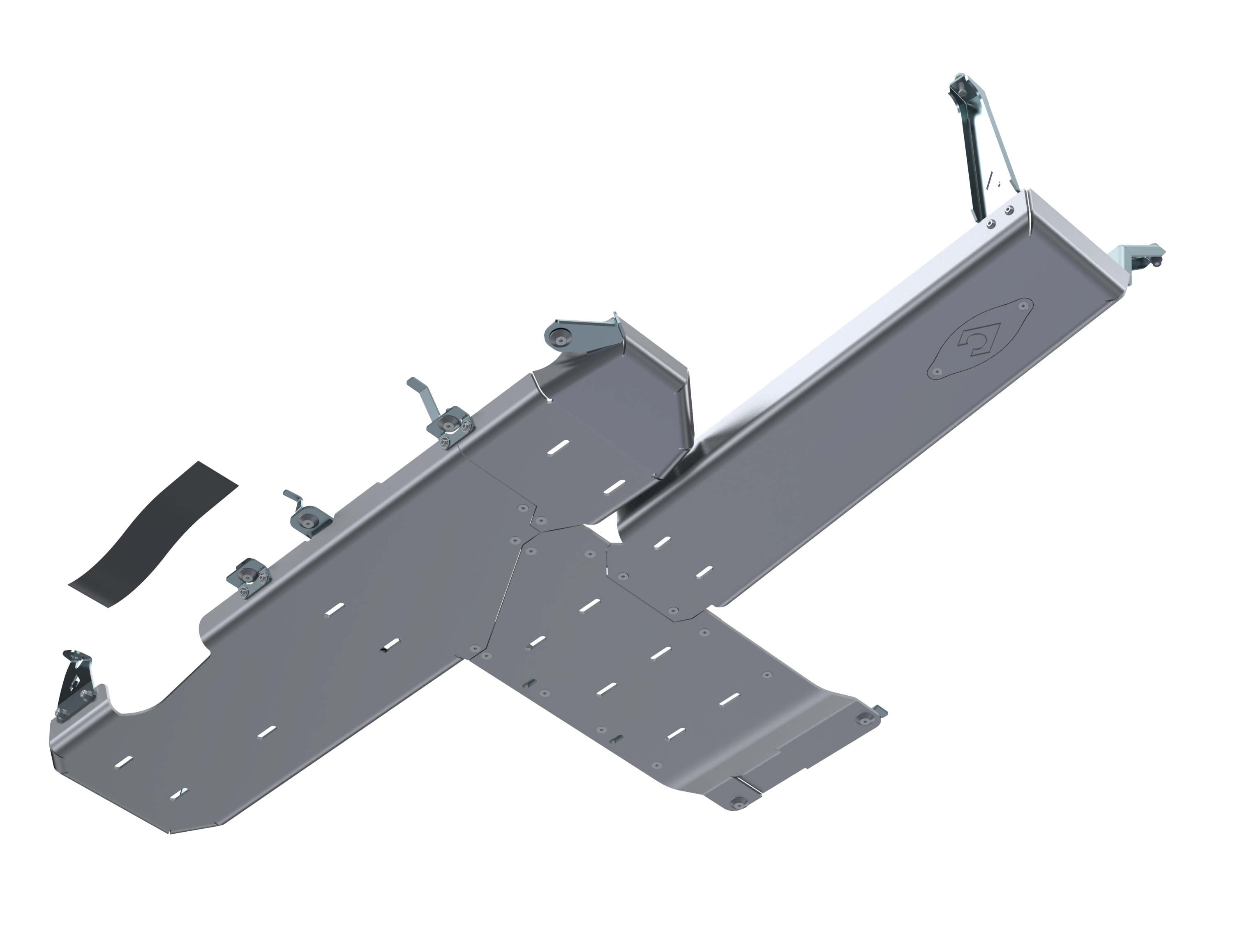 Artec JL Full Bellypan with Oil Door 2-Door 2.0L Aluminum Skid Plate System (2018+ Jeep Wrangler JL)
