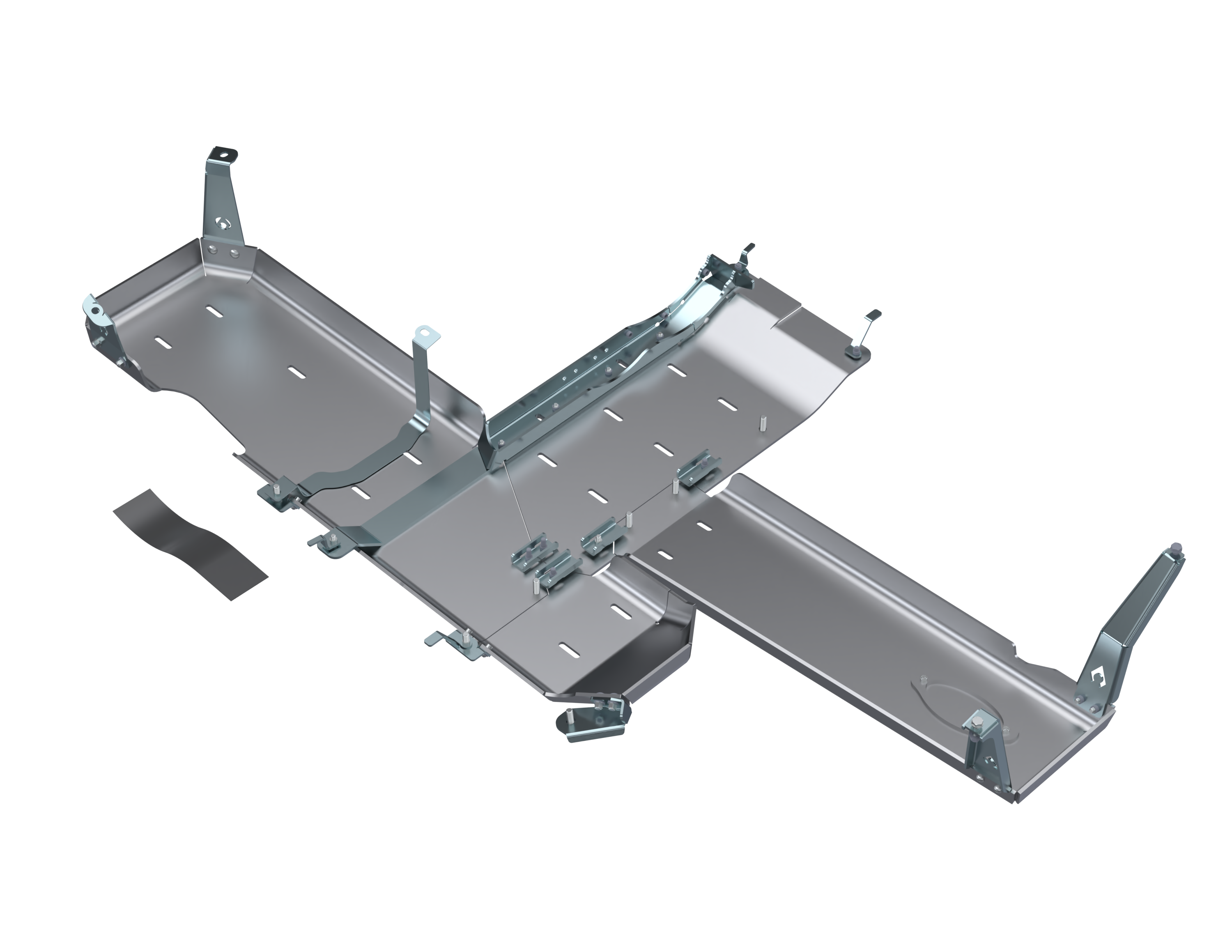 Artec JL Full Bellypan with Oil Door 2-Door 2.0L Aluminum Skid Plate System (2018+ Jeep Wrangler JL)
