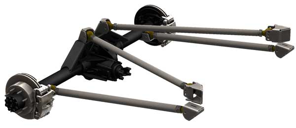 Triangulated Uppers 1 1/4" Enduro Joint 4 Link Suspension DIY Kit