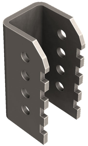 Flat Bottom Link Mount Bracket Single