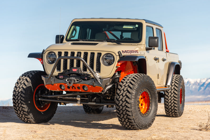 Nighthawk Stinger Front Bumper with Aluminum Skid for JK, JL, & JT