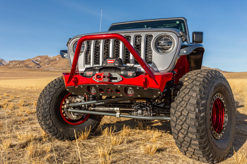 Nighthawk Stinger Front Bumper with Aluminum Skid for JK, JL, & JT