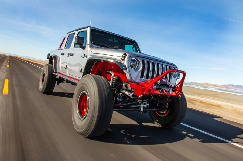 Nighthawk Stinger Front Bumper with Aluminum Skid for JK, JL, & JT