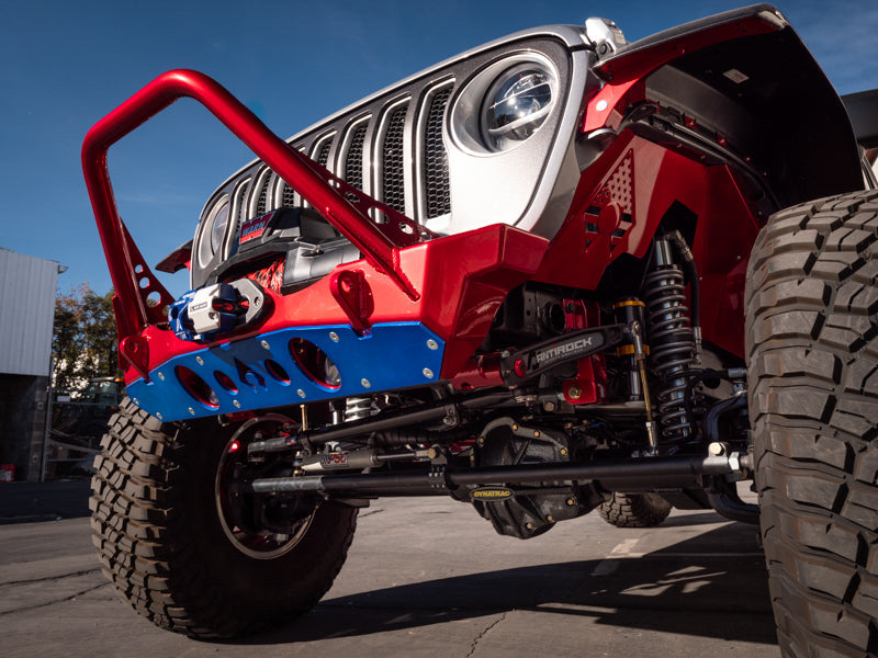 Nighthawk Stinger Front Bumper with Aluminum Skid for JK, JL, & JT