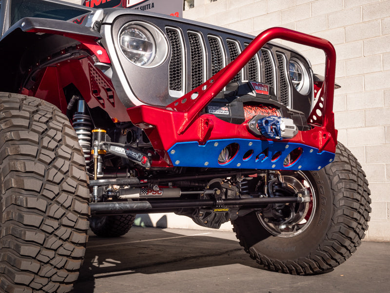 Nighthawk Stinger Front Bumper with Aluminum Skid for JK, JL, & JT