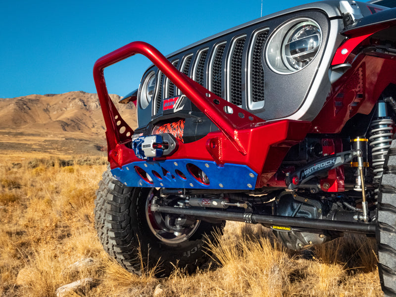 Nighthawk Stinger Front Bumper with Aluminum Skid for JK, JL, & JT