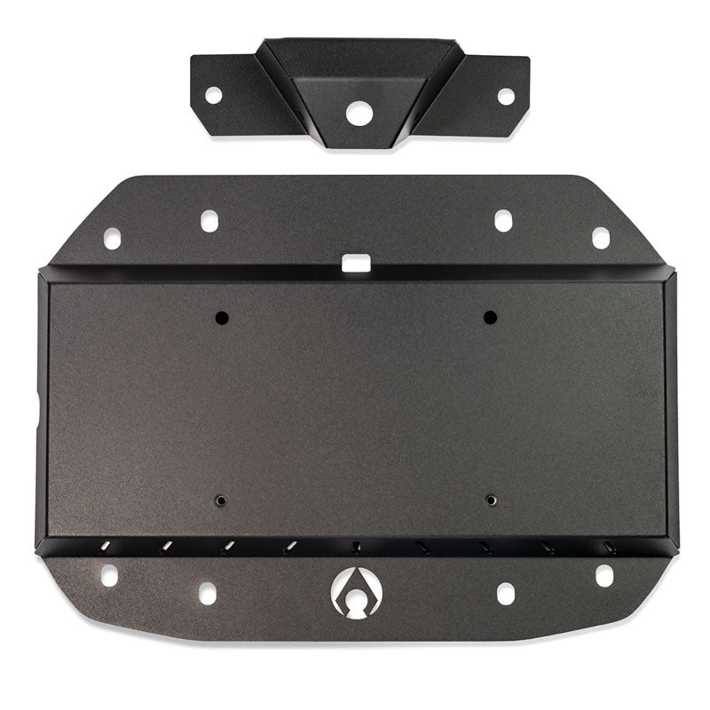 Artec JL Spare Tire Delete Kit (2018+ Wrangler JL/JLU) – License Plate Relocation | Black Powdercoat