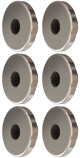 Threaded Weld Washer 3/8"-24 6 Pack