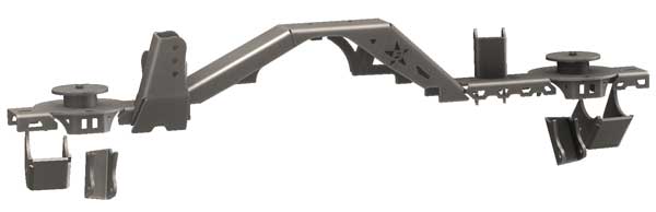 Jeep TJ, or LJ Wrangler GM 14 Bolt 1 Ton Rear Axle Swap Truss Kit