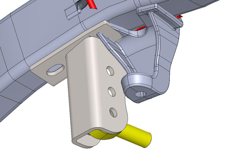 Artec Industries TJ/LJ Track Bar Mount – Jeep Wrangler Stretch Bracket (1997–2006)