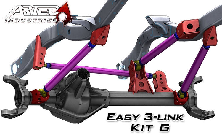 3 Link Builder Kit | Rod Ends, DOM Tubing & Panhard Components