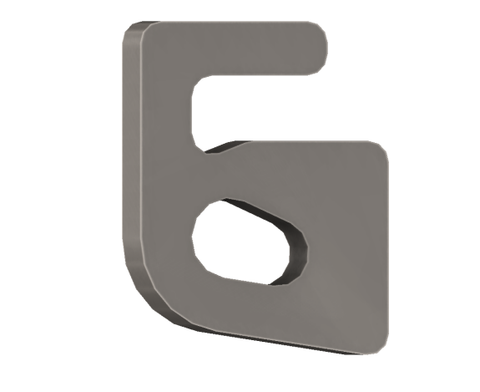 Weld on recovery hook.