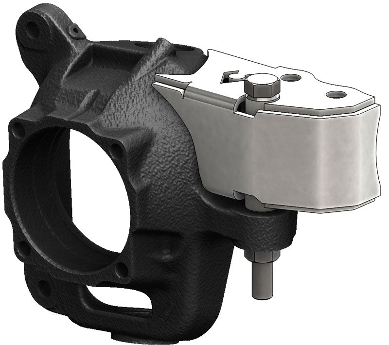 outside of steering arm