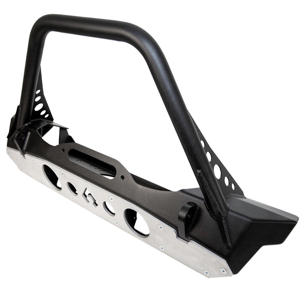 Nighthawk Stinger Front Bumper with Aluminum Skid for JK, JL, & JT