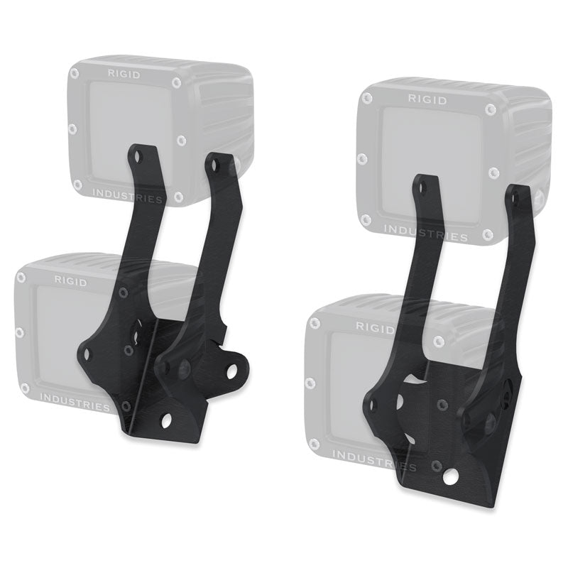 JK A-pillar Dual LED Cube Light Mounts