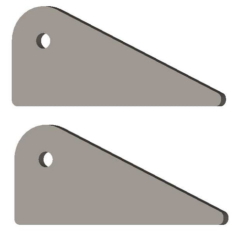 3/16" Thick Frame Tab Pair