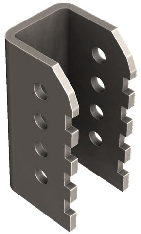 Flat Bottom Link Mount Bracket Single