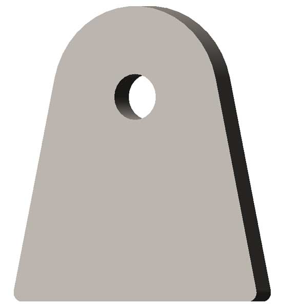 3/8" Thick Flat Bottom Link Tab