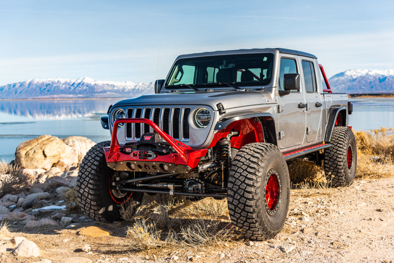 Nighthawk Stinger Front Bumper with Aluminum Skid for JK, JL, & JT