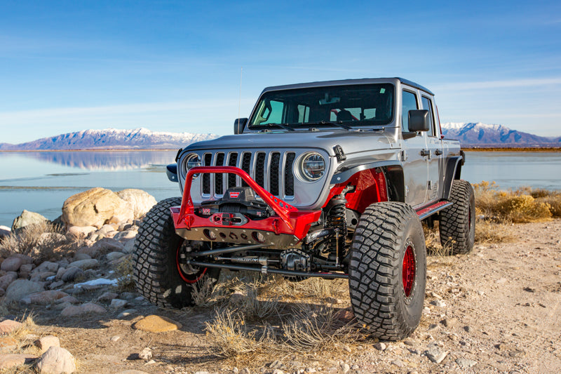 Nighthawk Stinger Front Bumper with Aluminum Skid for JK, JL, & JT