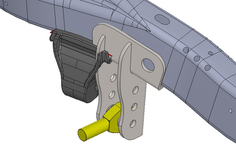 Artec Industries TJ/LJ Track Bar Mount – Jeep Wrangler Stretch Bracket (1997–2006)